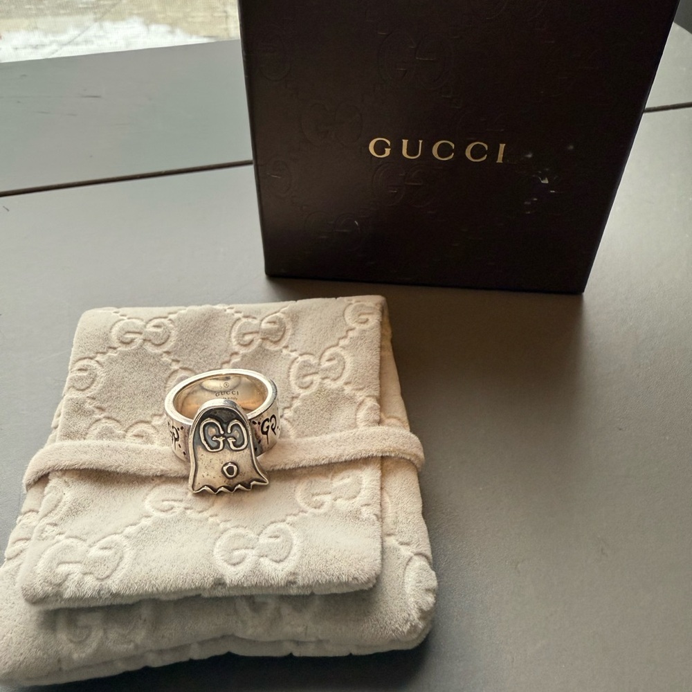 Gucci Ghost Silver Ring